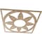 Ekena Millwork Blume Wood Fretwork Pierced Ceiling Medallion, Red Oak, 22"OD x 7 5/8"ID x 3/8"T CMWP22X22X0375BLRO - alternate 2